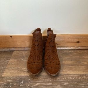 Brown Ankle Boots - Size 8